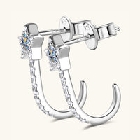 925 Sterling Silver Moissanite Star Earrings Trandify Deal