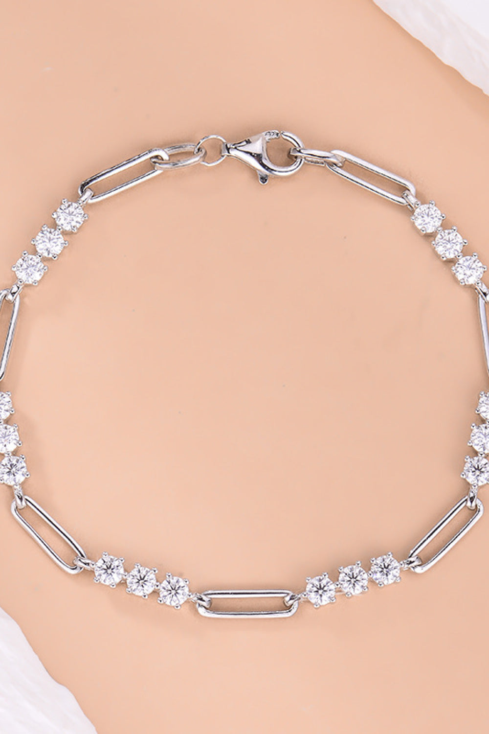 1.8 Carat Moissanite 925 Sterling Silver Bracelet Trandify Deal