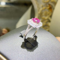 1 Carat Moissanite Zircon 925 Sterling Silver Ring Trandify Deal