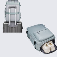 Oxford Cloth Side Pockets Backpack Bag with Handles Trandify Deal