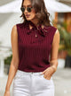 Women’s Striped Tie-Neck Tank Top – Trendy Summer Blouse for Casual Wear