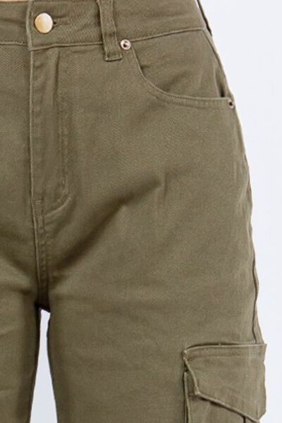 American Bazi Women’s High-Rise Cargo Pants - Trandify Deal