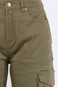 American Bazi Women’s High-Rise Cargo Pants - Trandify Deal