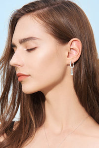 1.8 Carat Moissanite 925 Sterling Silver Drop Earrings Trandify deal