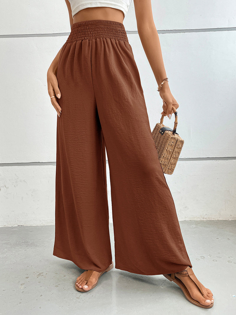 Perfee Wide Leg Pants with Pockets Trandify Deal