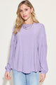 Basic Bae Full Size Ribbed Round Neck Long Sleeve T-Shirt Trandify Deal