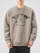 Men's Plus Size Oversized Crewneck Sweatshirt