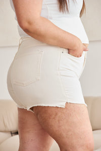 RFM Full Size Tummy Control High Waist Denim Shorts Trandify deal