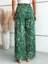 Printed Wide Leg Pants Trandify deal