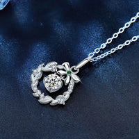 0.5ct Moissanite Pendant Necklace in Sterling Silver