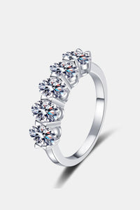 2.5 Carat Moissanite 925 Sterling Silver Ring Trandify Deal