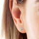 925 Sterling Silver Moissanite Stud Earrings Trandify Deal