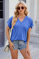 V-Neck Short Sleeve T-Shirt Trandify deal