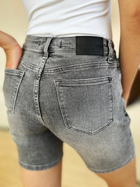 Judy Blue Full Size High Waist Washed Denim Shorts Trandify Deal