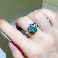 5 Carat Moissanite Zircon 925 Sterling Silver Ring Trandify Deal