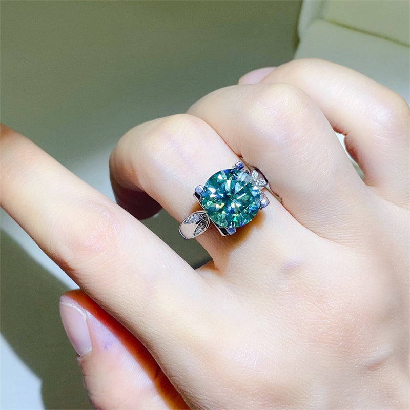 5 Carat Moissanite Zircon 925 Sterling Silver Ring Trandify Deal