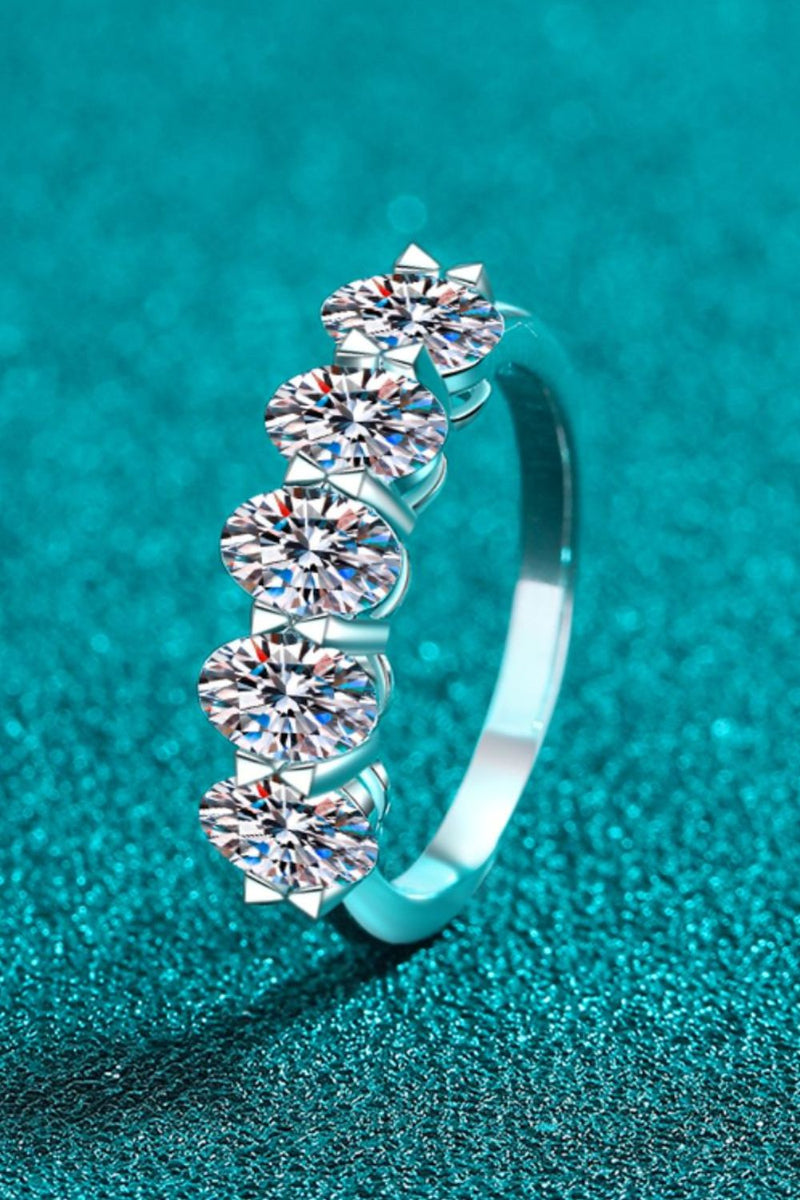 2.5 Carat Moissanite 925 Sterling Silver Ring Trandify Deal
