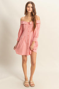 Best Selling Summer Dress for Women – Button Front & Spaghetti Straps