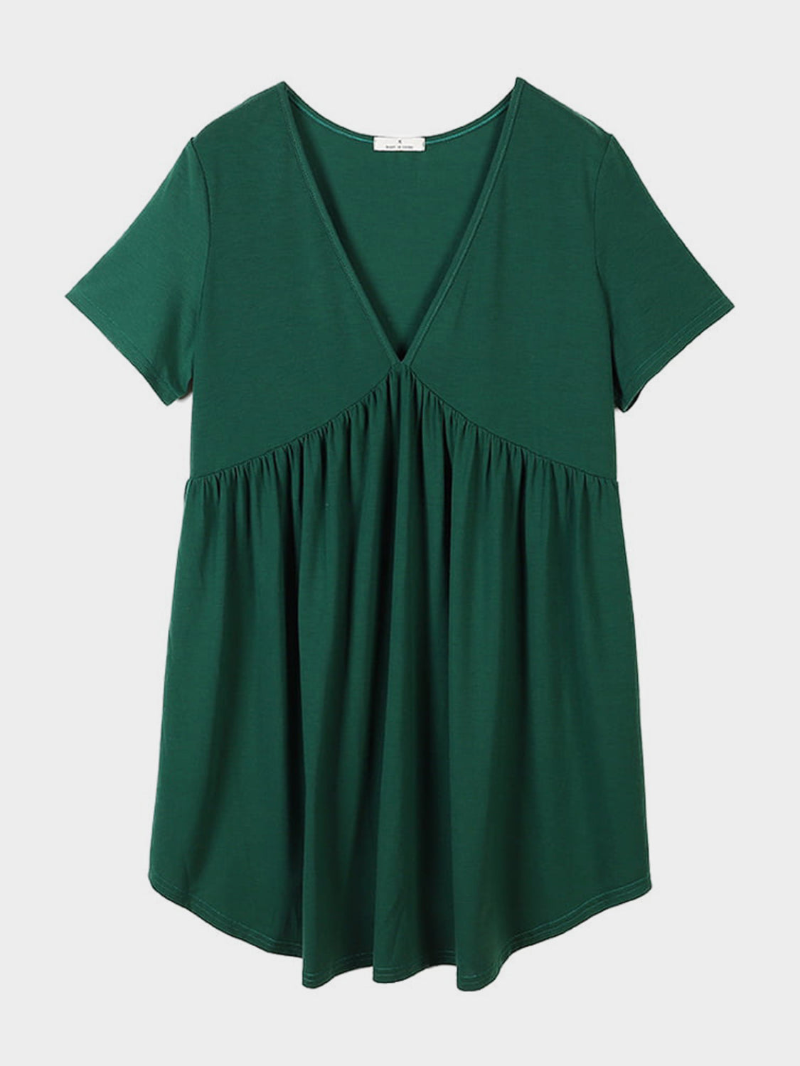 V-Neck Short Sleeve Lounge Dress Trandify Deal