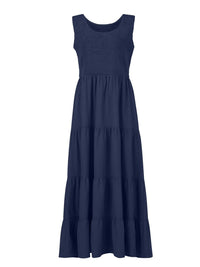 Tiered Smocked Wide Strap Dress Trandify Deal
