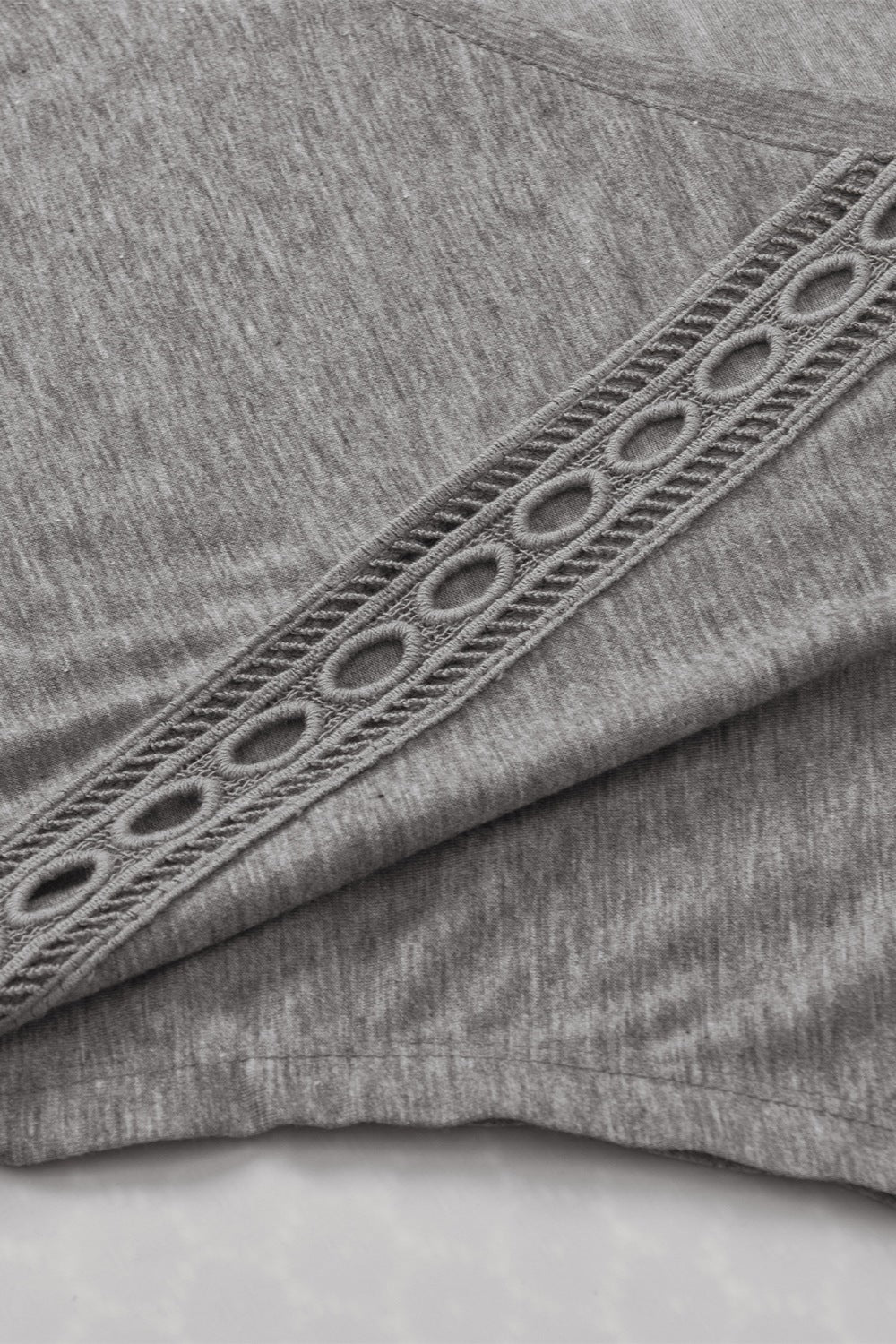 Heathered V-Neck Short Sleeve T-Shirt - Trandify Deal