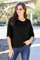 Basic Bae Full Size Round Neck Drop Shoulder T-Shirt Trandify Deal