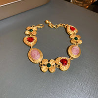 Copper Inlaid Rhinestone Vintage Bracelet Trandify deal