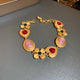 Copper Inlaid Rhinestone Vintage Bracelet Trandify deal