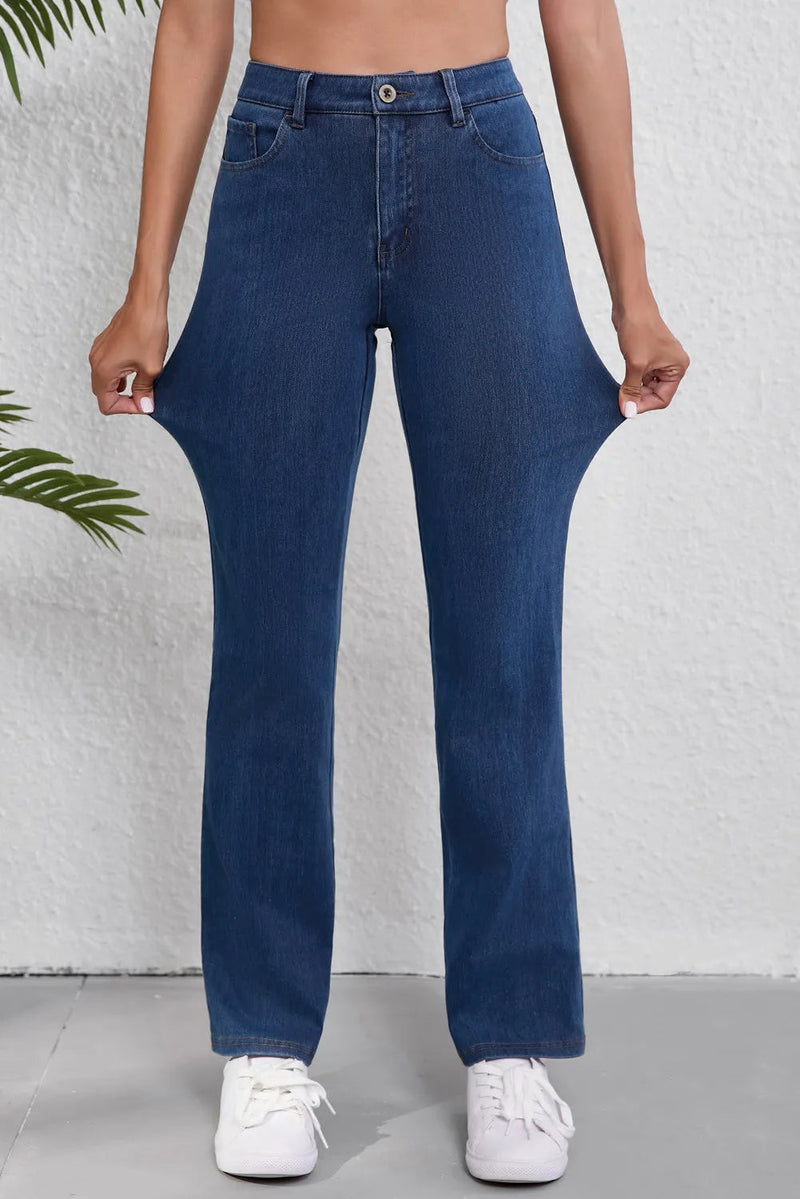 Straight Jeans with Pockets Trandify Deal