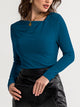 FAM-FAM Twisted Long Sleeve T-Shirt Trandify Deal