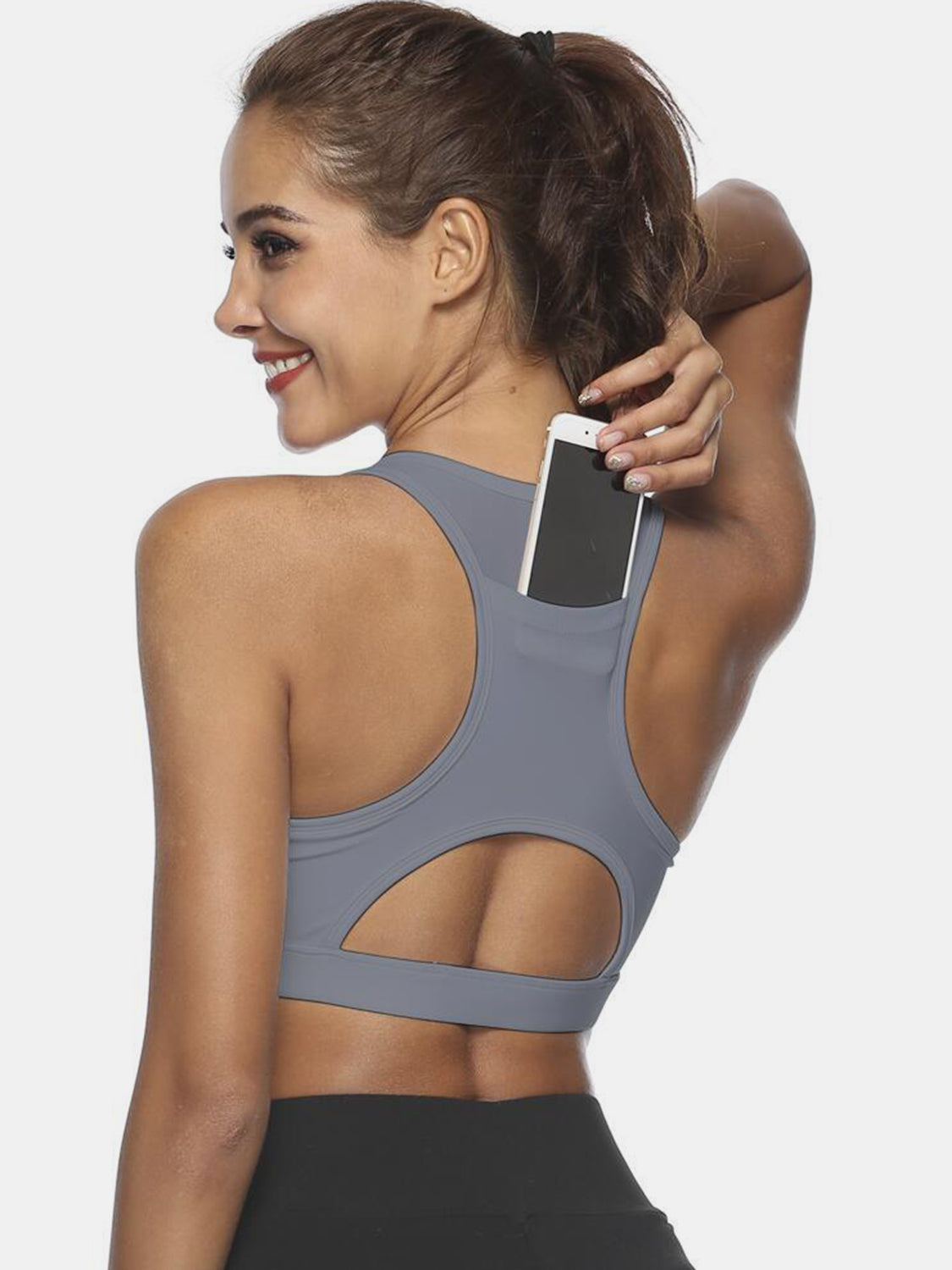 Cutout Scoop Neck Active Tank Trandify deal