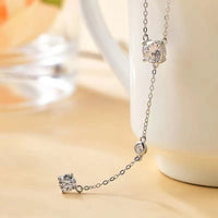 1.5 Carat Moissanite 925 Sterling Silver Necklace Trandify Deal