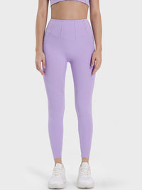 Millennia Pocketed High Waist Active Leggings Trandify deal