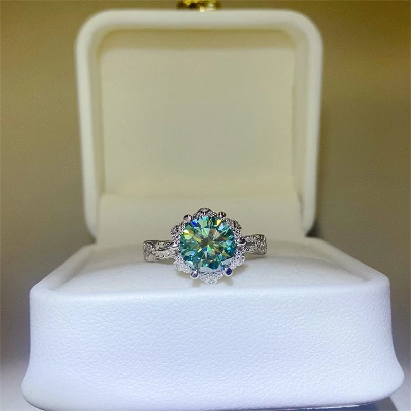 2 Carat Moissanite 925 Sterling Silver Ring Trandify Deal