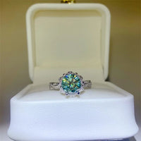 2 Carat Moissanite 925 Sterling Silver Ring Trandify Deal