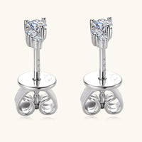 925 Sterling Silver Moissanite Stud Earrings Trandify Deal