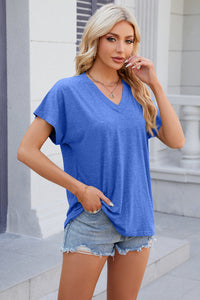 V-Neck Short Sleeve T-Shirt Trandify deal