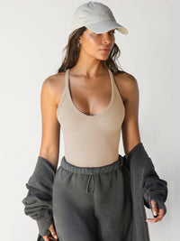 Scoop Neck Wide Strap Tank Trandify deal