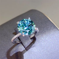 5 Carat Moissanite Zircon 925 Sterling Silver Ring Trandify Deal