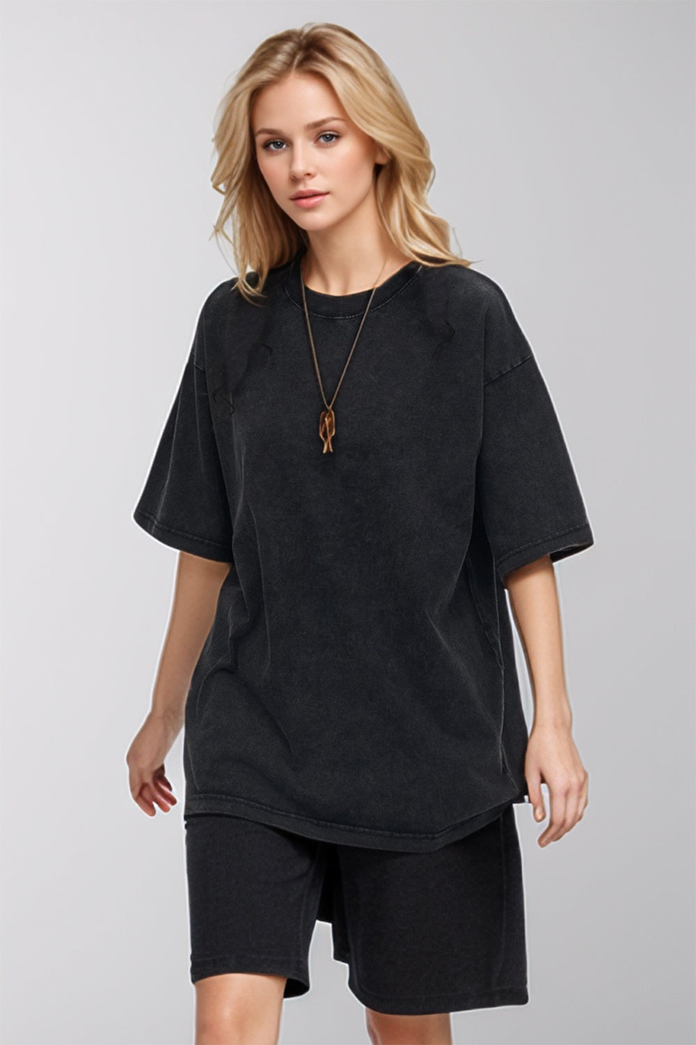 Basic Bae Round Neck Half Sleeve T-Shirt Trandify Deal
