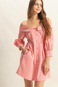Best Selling Summer Dress for Women – Button Front & Spaghetti Straps