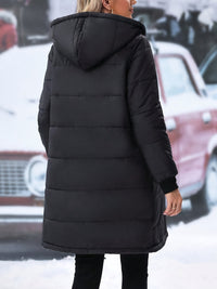 Plus Size Zip Up Hooded Winter Coat Trandify deal