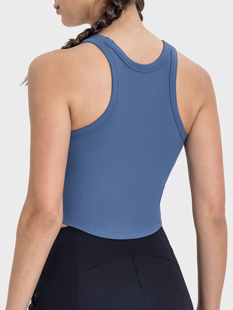 Millennia Round Neck Racerback Active Tank Trandify deal