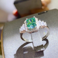 2 Carat Moissanite 925 Sterling Silver Ring Trandify Deal