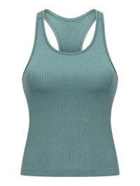 Millennia Round Neck Racerback Active Tank Trandify Deal