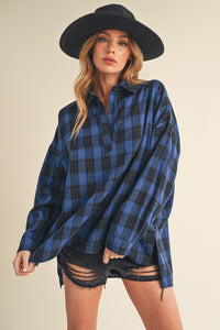Trendy Aemi & Co Plaid Shirt – Add to Cart Now