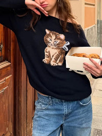 Women's One Shoulder Long Sleeve Sweater