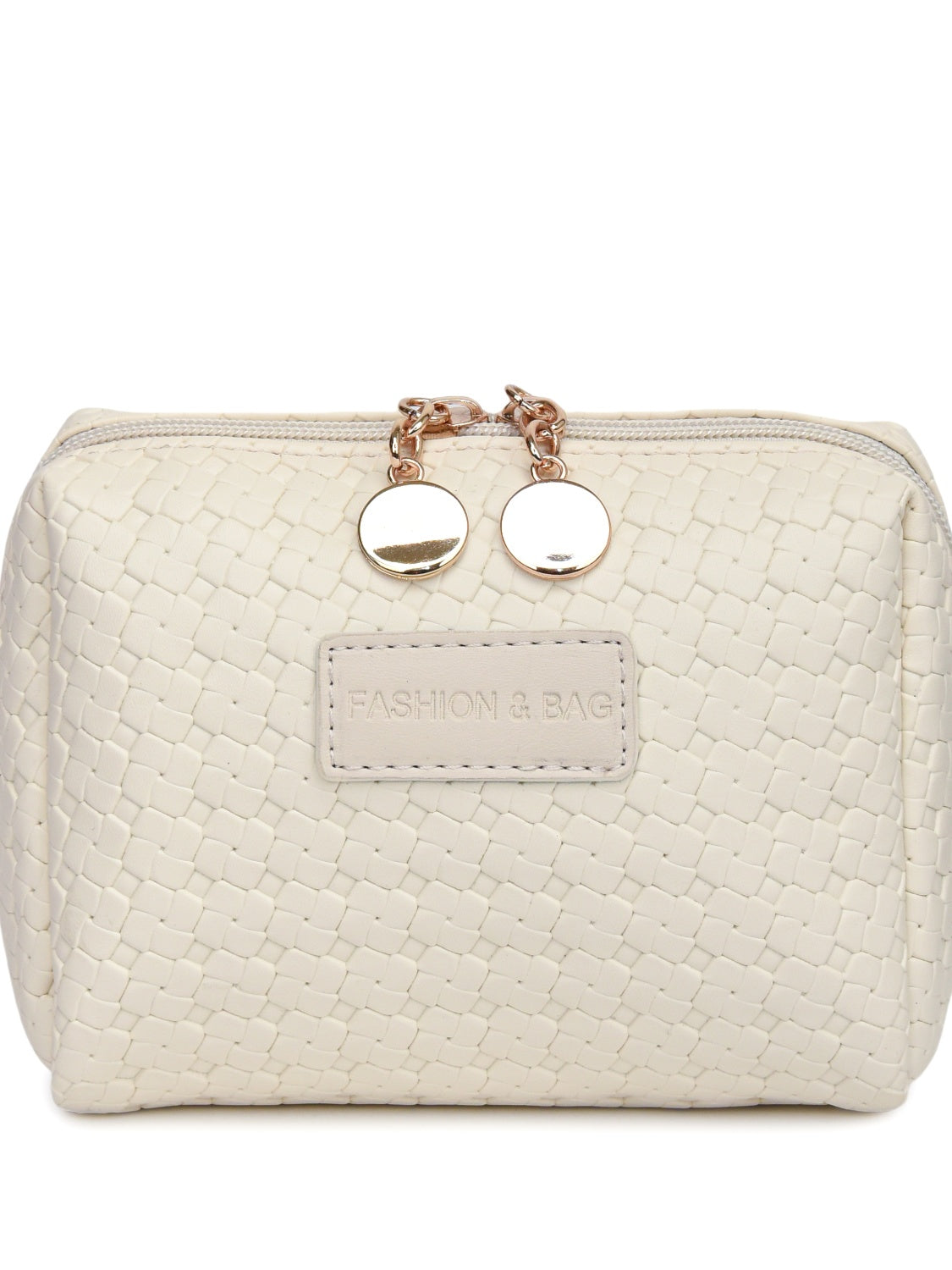 PU Leather Woven Clutch Trandify Deal