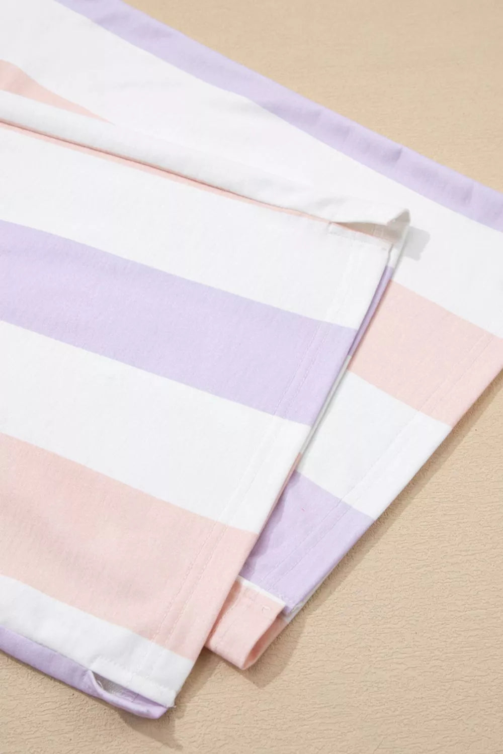 Women's Striped Drawstring Pants with Pockets - Comfy Casual Wear