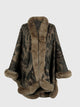Printed Open Front Poncho Trandify deal